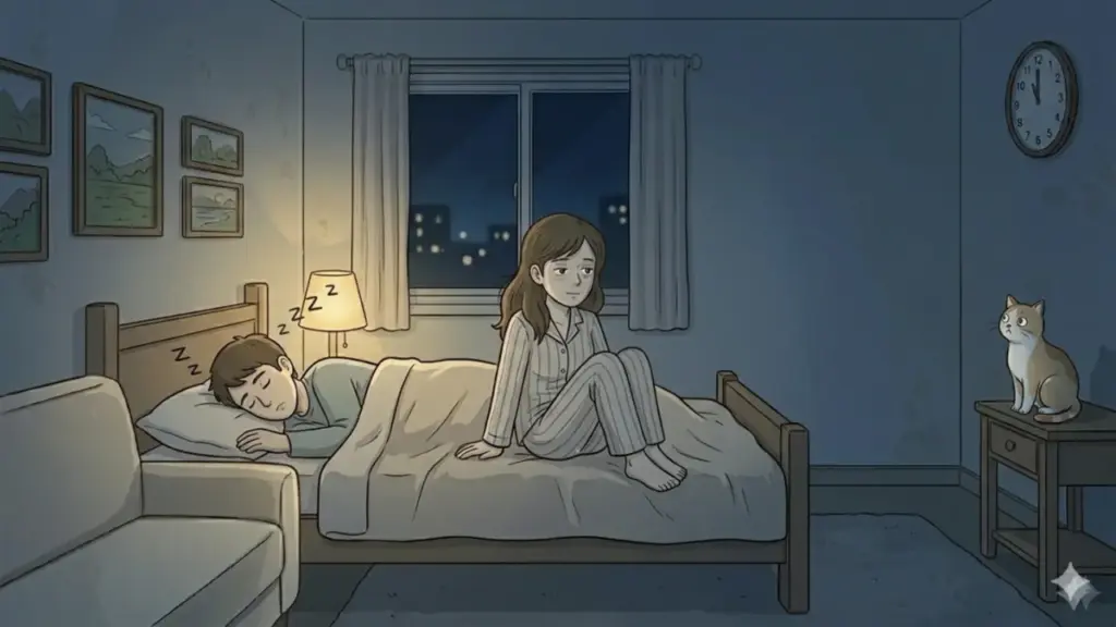 Chồng đi làm về chỉ ngủ, chẳng thiết tha gần gũi tôi