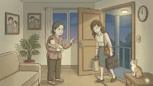 Mẹ chồng bảo tôi nên nghỉ việc vì hay về muộn