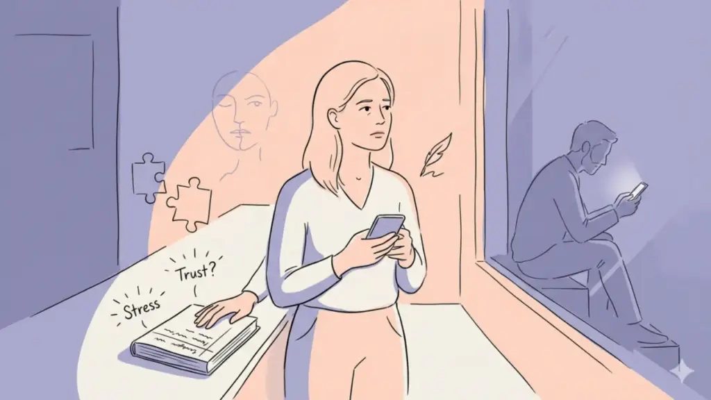 Nghi ngờ chồng phản bội khi mới cưới hơn nửa năm