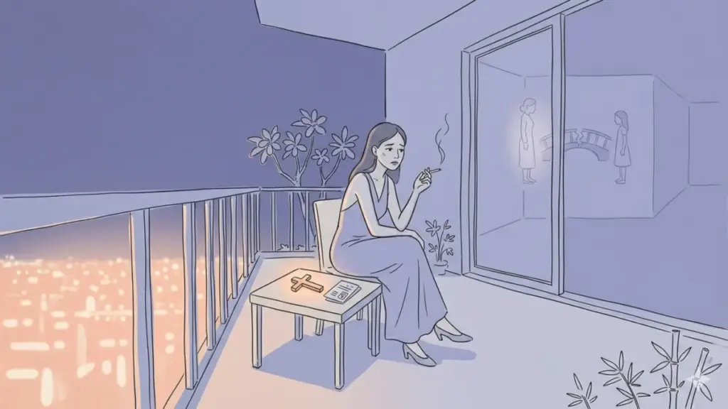 Phòng ngủ, phòng khám tâm lý và nhà thờ là những nơi tôi được sống thật