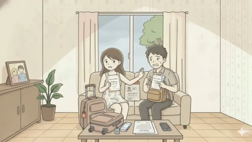 Vợ đòi một mình đi dự đám cưới ở xa bốn ngày ba đêm