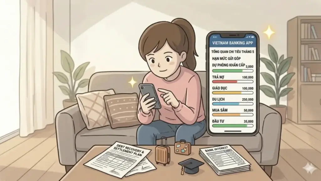 Với gia đình tôi, tiết kiệm 5-10% thu nhập mỗi tháng là bắt buộc