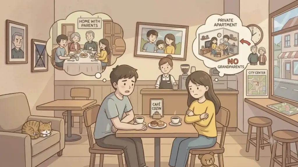 Bạn gái quyết không sống chung với nhà chồng sau cưới