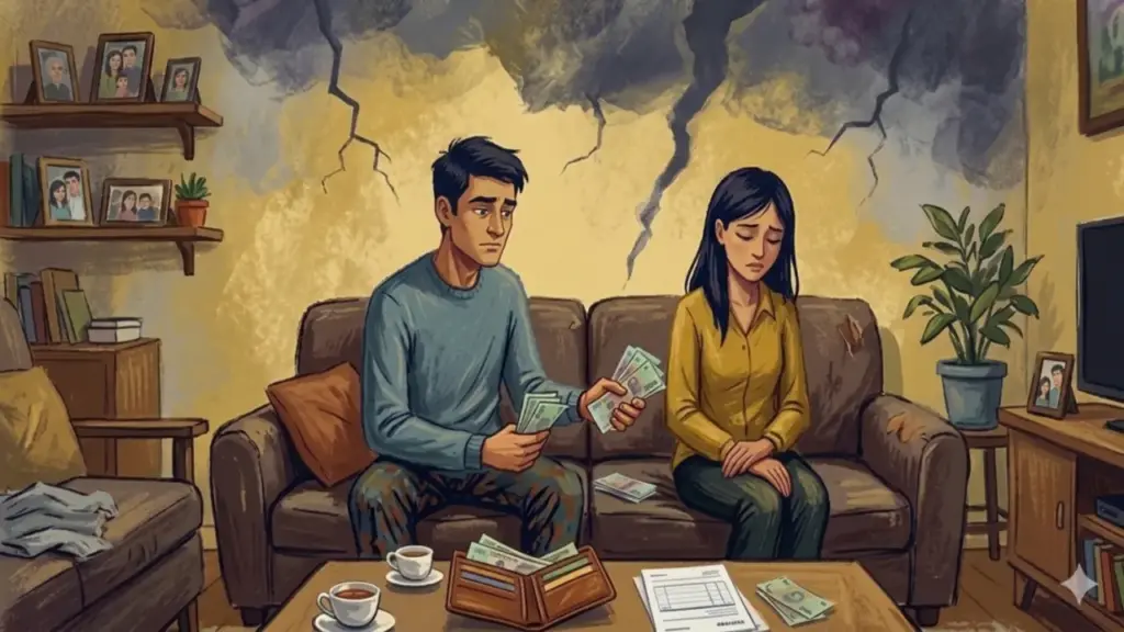 Chồng đòi chia đôi chi phí lo cho con
