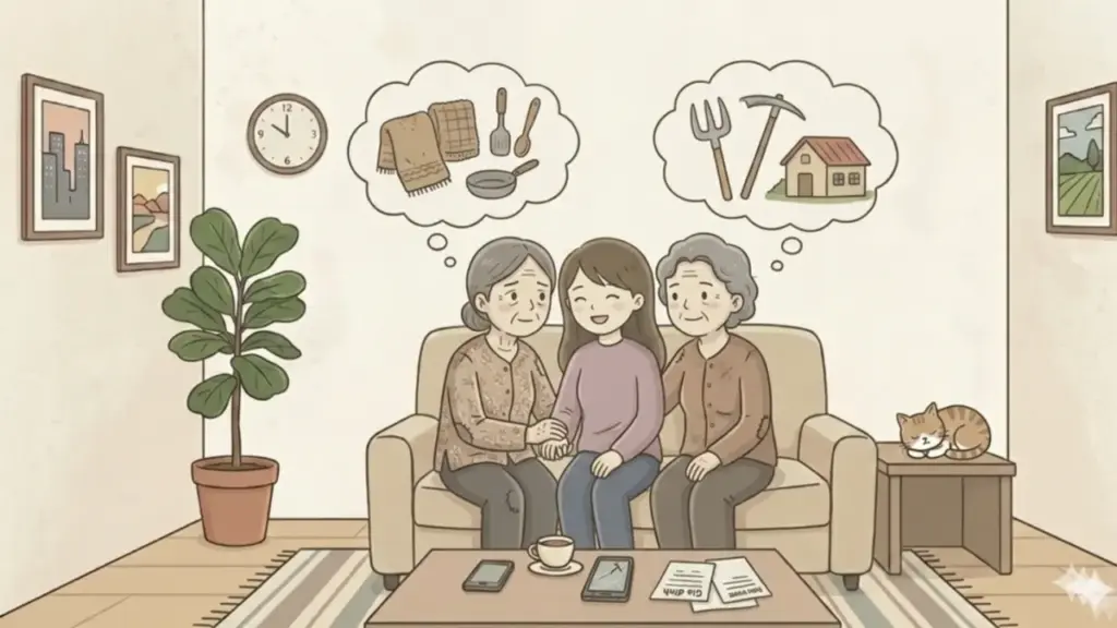 Mẹ chồng và mẹ đẻ tôi đều có số vất vả