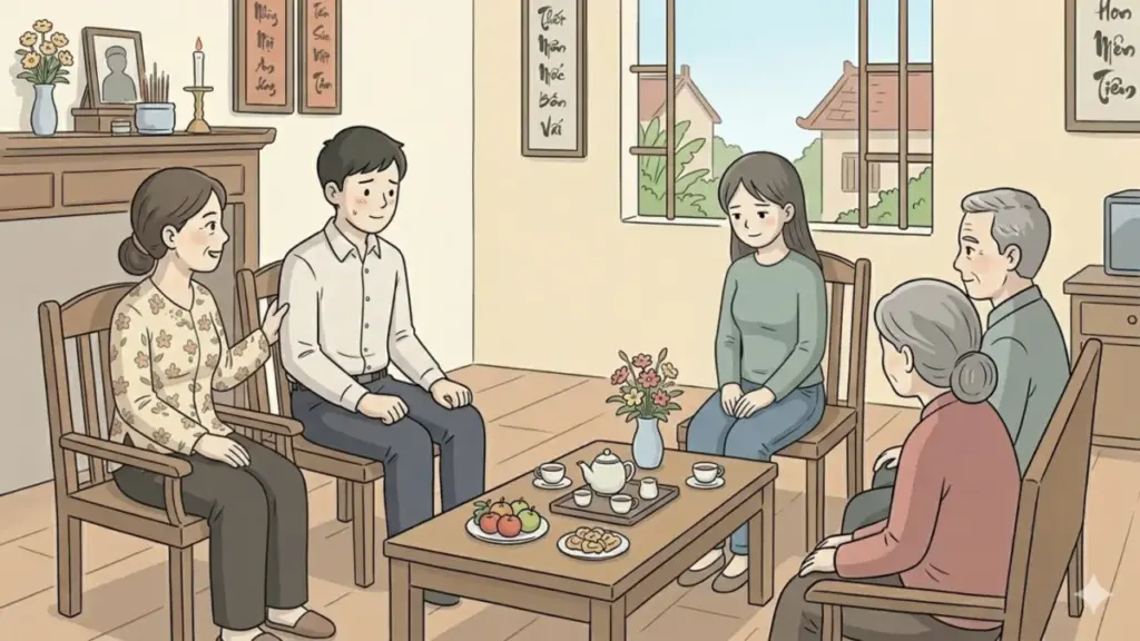 Mẹ kéo tôi đi hết nhà này đến nhà khác để gặp 'con gái người ta'