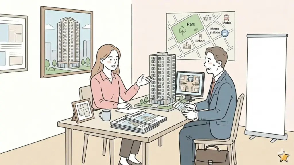 Môi giới và người mua nhà nhất quyết hẹn tôi bàn chuyện ở khách sạn