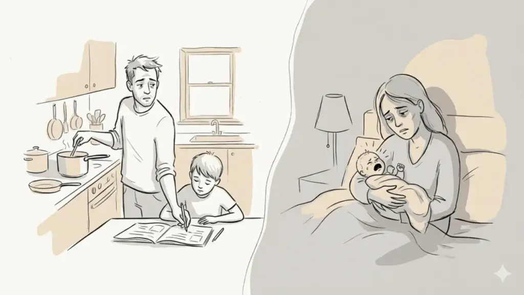 Tôi làm việc nhà đến 22h đêm vẫn bị vợ trách móc