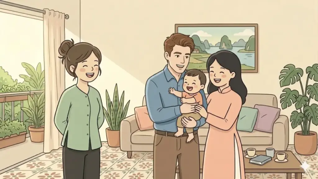 Tôi tổ chức sinh nhật con cùng chồng cũ nhưng không đăng ảnh lên mạng