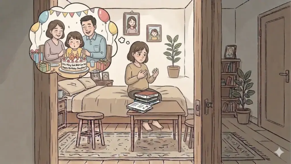 Tủi thân khi thấy chồng vui vẻ sinh nhật con gái bên vợ cũ