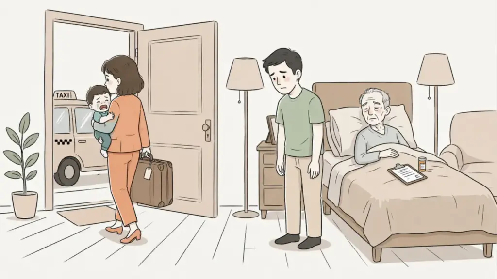 Vợ không cho ba tôi nhìn mặt cháu nội trước lúc ra đi