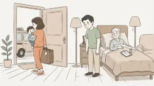 Vợ không cho ba tôi nhìn mặt cháu nội trước lúc ra đi