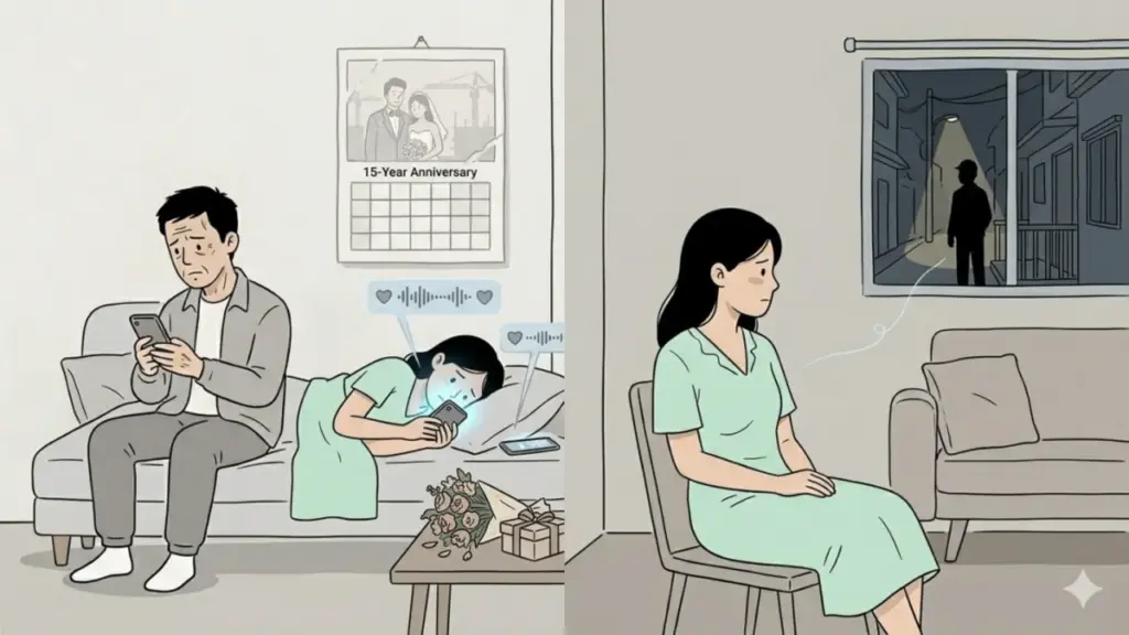 Vợ thú nhận thường chat sex với cậu trai trẻ hàng xóm