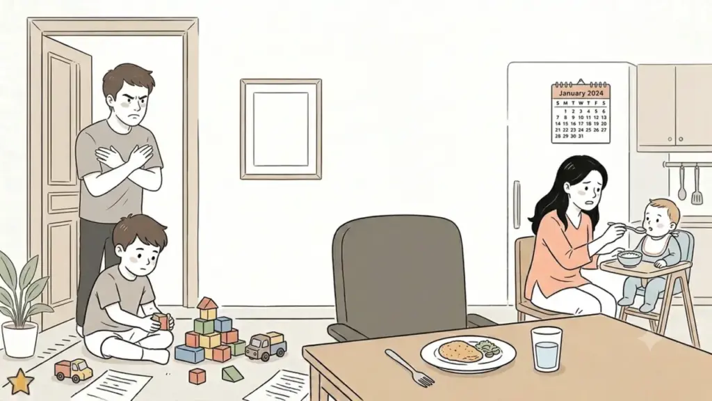 Chồng đối xử tệ vì nghi ngờ bé thứ hai không phải con anh