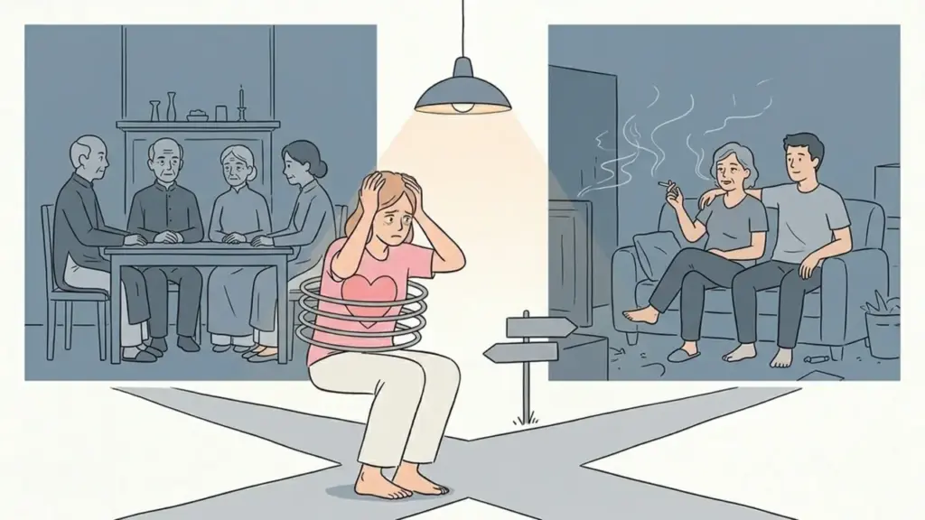 Mẹ của bạn trai hút thuốc khiến gia đình tôi thiếu thiện cảm