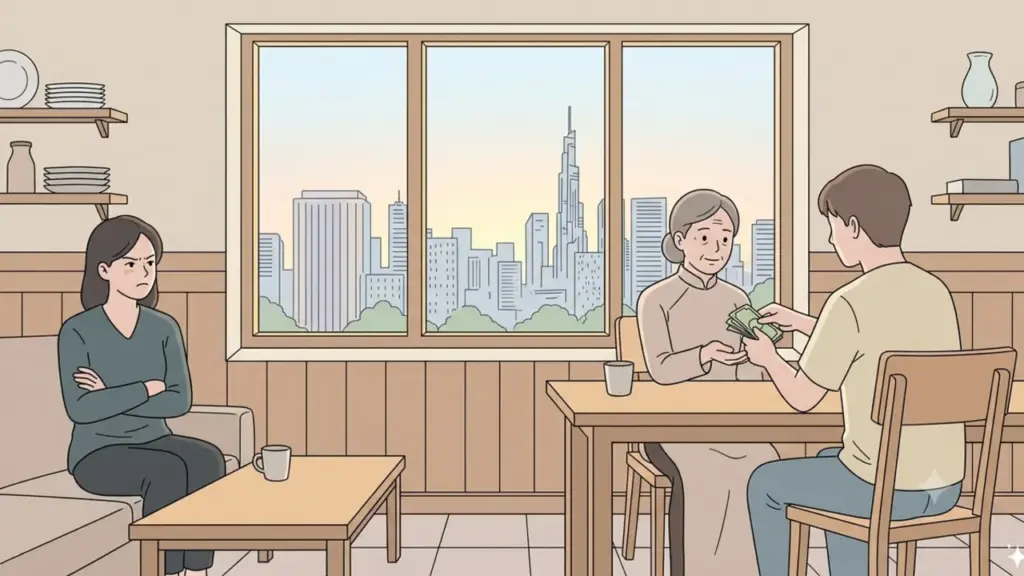 Mệt mỏi vì sống cùng người chồng đặt trách nhiệm với cha mẹ trên vợ con