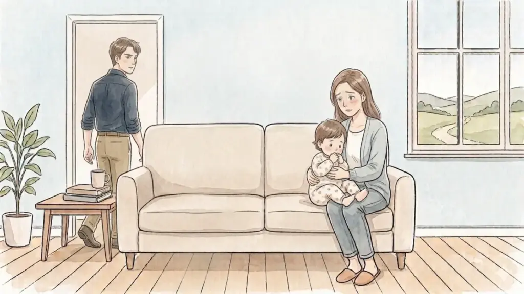 Tôi đưa con về ngoại, hôm sau chồng thu gom sạch quần áo mang sang 'trả'