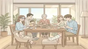 Chị dâu đút cho chồng tôi ăn trước mặt cả nhà